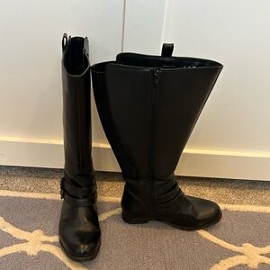 Lane Bryant boots. Black, size 9, wide width and calf.